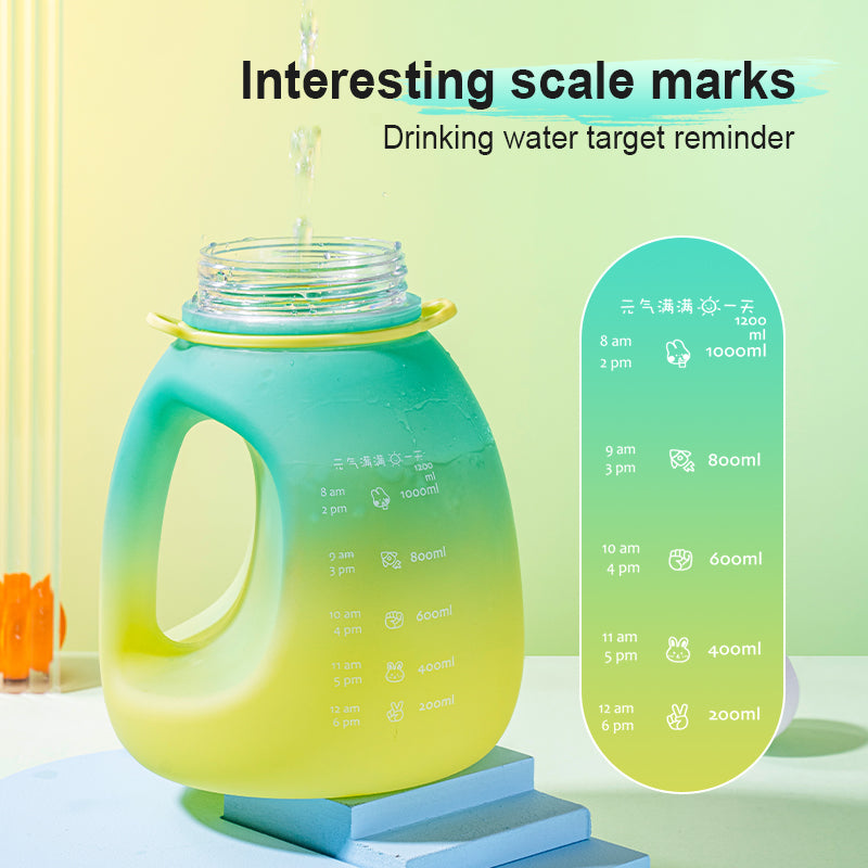 Gradient Color BPA-Free Water Bottles