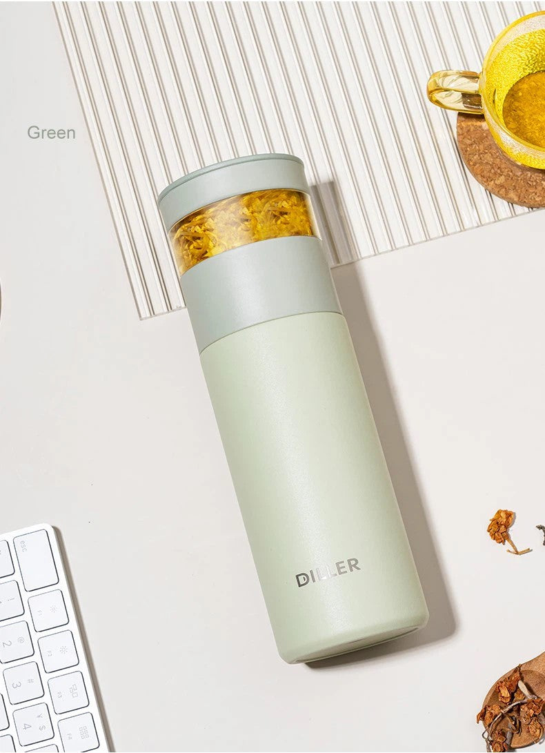 Insulated Stainless Steel Bottle With Tea Infuser