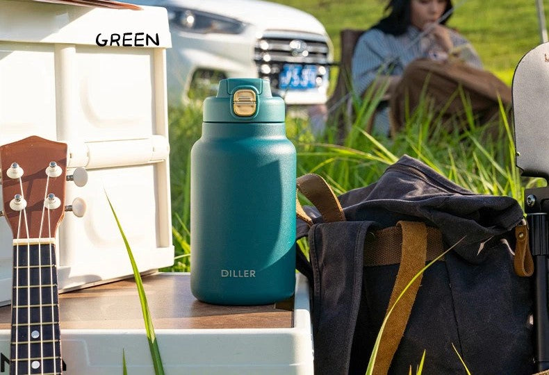 Large Thermal Water Bottle With Handle